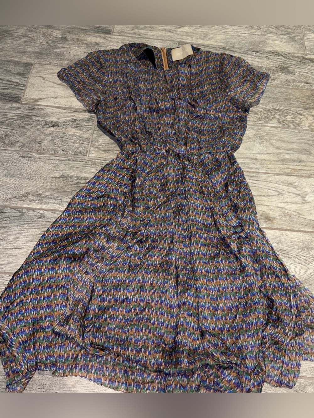 Jason Wu Women’s Multicolor Short Sleeve Dress. Size 6 💯% SILK. Fair CONDITION
